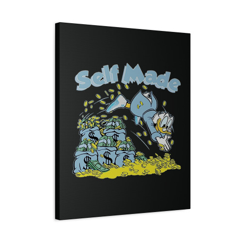 Self Made Scrooge Mcduck Canvas Print Poster