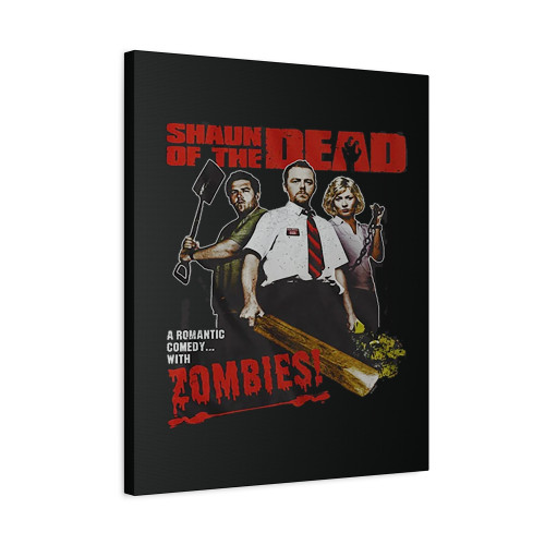 Shaun Of The Dead Romantic Comedy With Zombies Canvas Print Poster