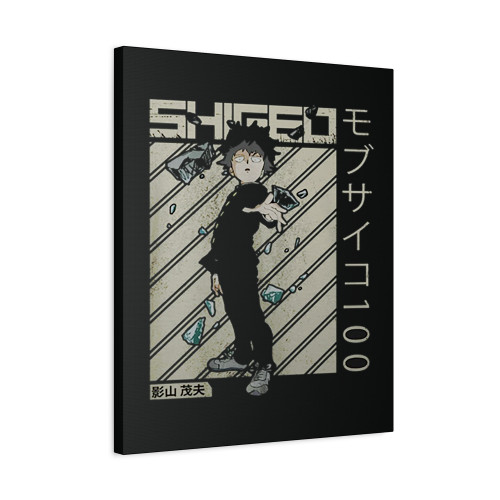 Shigeo Kageyama Anime Mob Psycho 100 Canvas Print Poster