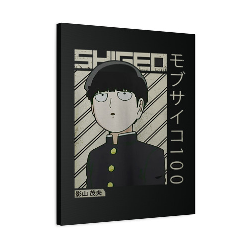 Shigeo Kageyama Mob Psycho 100 Canvas Print Poster