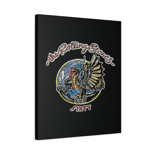 Sixty Retro Vintage The Rolling Stones Canvas Print Poster