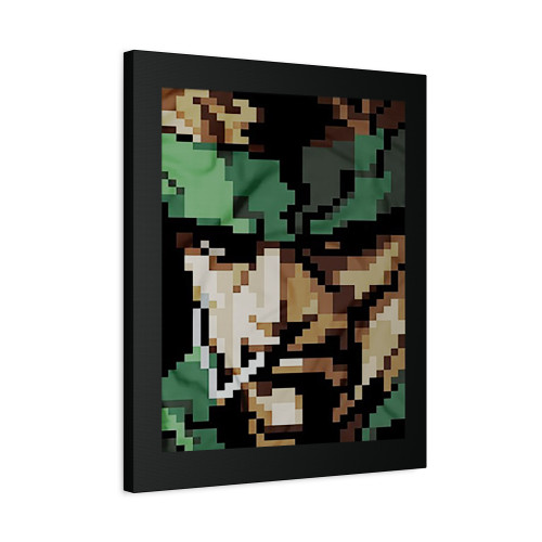 Snake Smokin Canvas Print Poster