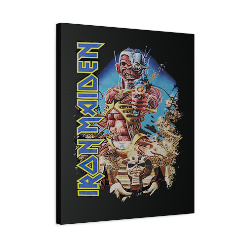 Somewhere Back In Time Iron Maiden Canvas Print Poster