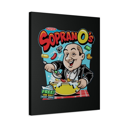 Sopranos Cereal Canvas Print Poster