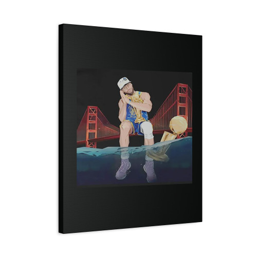 Steph Curry Night Night Canvas Print Poster