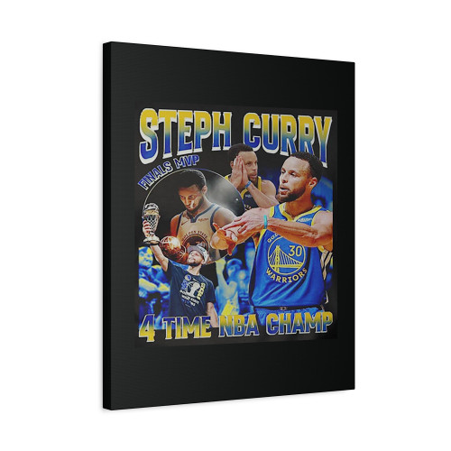 Stephen Curry 2022 Nba Finals Champions Mvp Crossover Canvas Print Poster