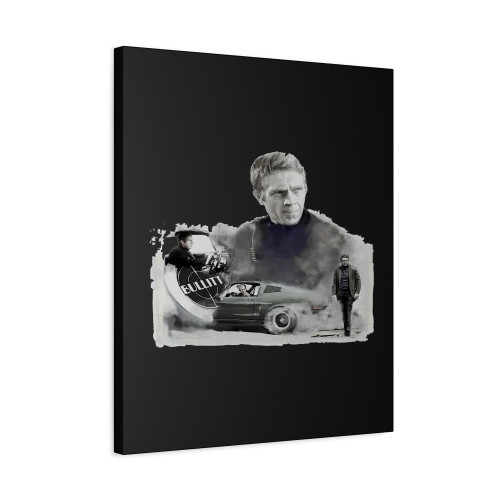 Steve Mcqueen Bullitt Canvas Print Poster