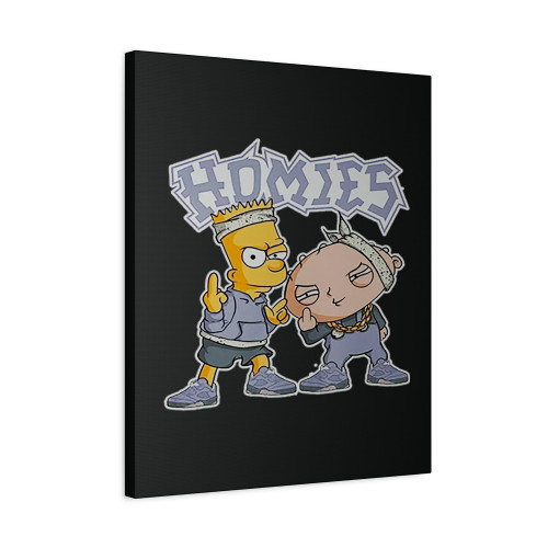 Stewie Homie Canvas Print Poster