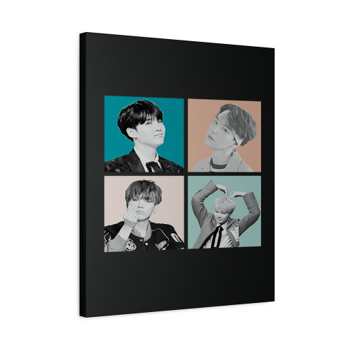 Suga Funny Bts Canvas Print Poster
