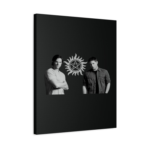 Supernatural Dean And Sam Winchester Canvas Print Poster