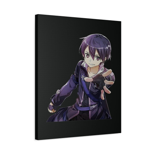 Sword Art Online Kirito Logo Art Canvas Print Poster