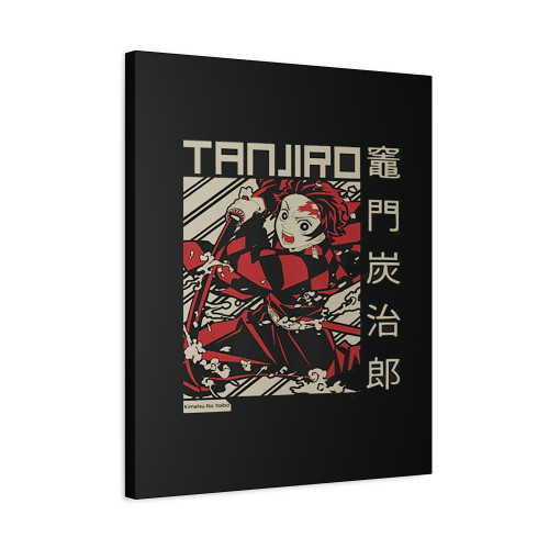 Tanjiro Kamado Demon Slayer Kimetsu No Yaiba Canvas Print Poster