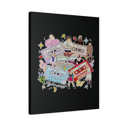 Taylor Swiftie Cassette Tracklist The Eras Tour 2023 Canvas Print Poster