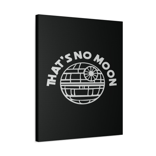 That Is No Moon Maternity Funny Star Wars Theme Canvas Print Poster