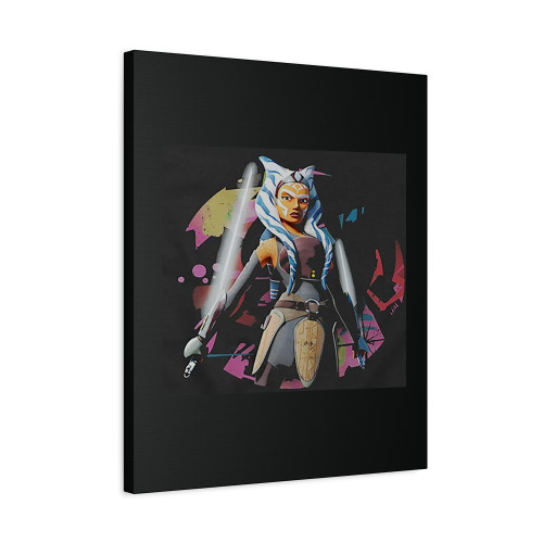The Clone Wars Ahsoka Tano Fearless Canvas Print Poster The Clone Wars Ahsoka Tano Fearless Canvas Print Poster