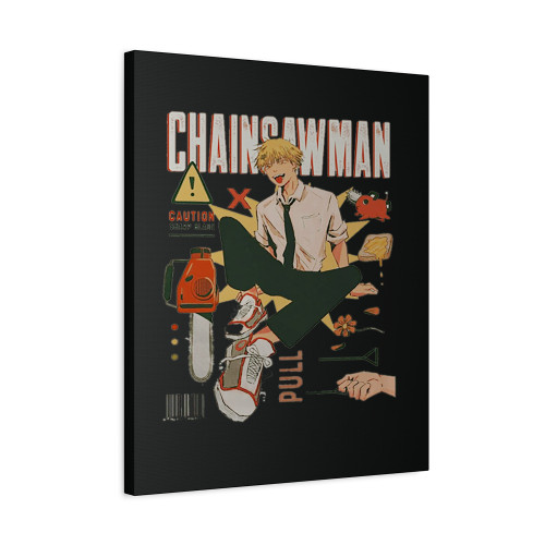 The Great Denji Chainsaw Man Canvas Print Poster