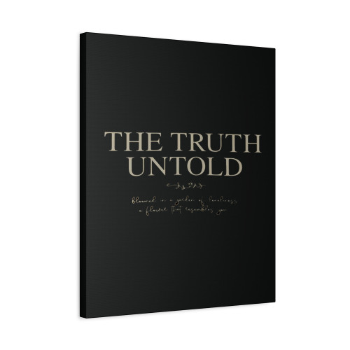 The Truth Untold Canvas Print Poster