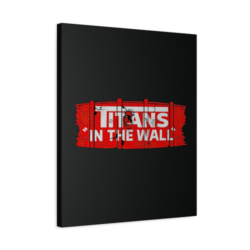 Titans In The Wall Attack On Titan Canvas Print Poster