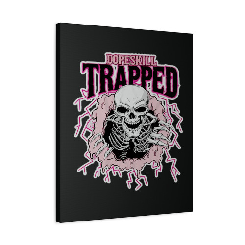 Trapped Halloween Dope Skill Canvas Print Poster