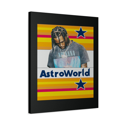Travis Scott Astroworld Canvas Print Poster