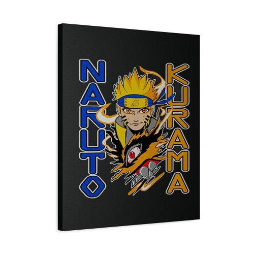 Uzumaki Naruto X Kurama Canvas Print Poster