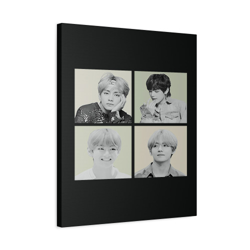 V Bts Canvas Print Poster