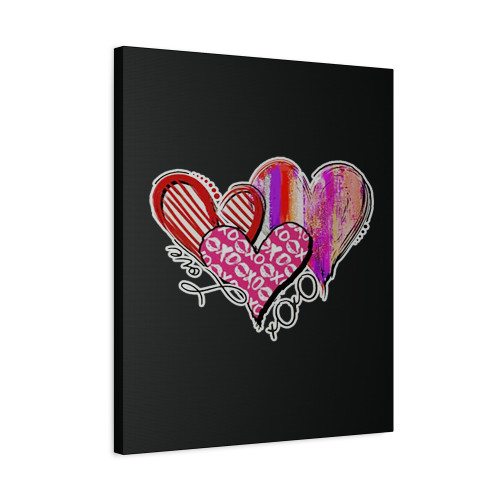Valentines Day Xoxo Canvas Print Poster