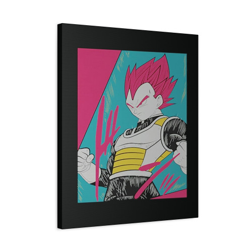 Vegeta Dragon Ball Super Saiyan Mode Canvas Print Poster