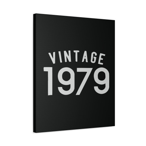Vintage 1979 Canvas Print Poster