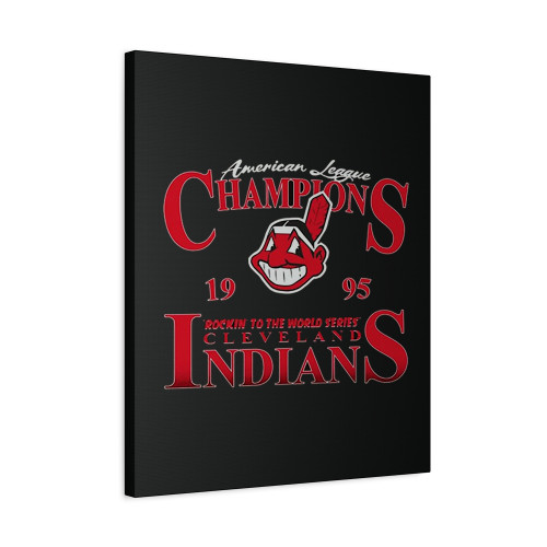 Vintage Cleveland Indians Basketball Canvas Print Poster