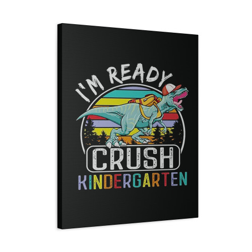 Vintage Dinosaur Back To School Canvas Print Poster