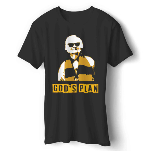 March Madness Loyola University Chicago College Basketball Sister Jean Drake Parody God's Plan Man's T-Shirt