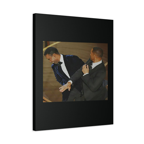 Will Smith Slaps Chris Rock Canvas Print Poster