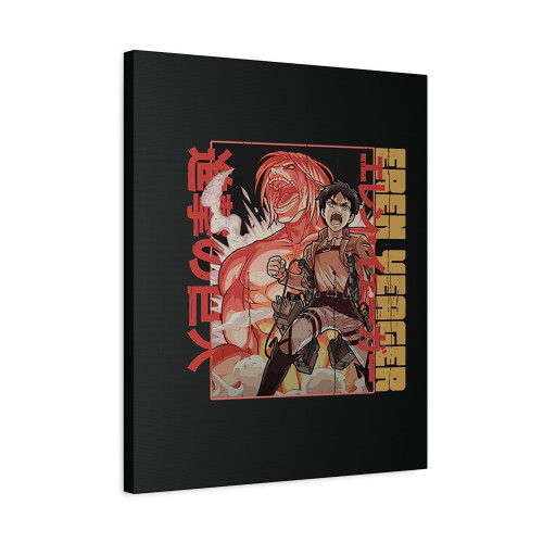 Yeagerist Active Attack On Titan Canvas Print Poster