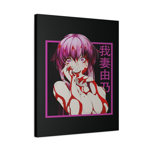 Yuno Gasai Future Diary Manga Waifu Canvas Print Poster