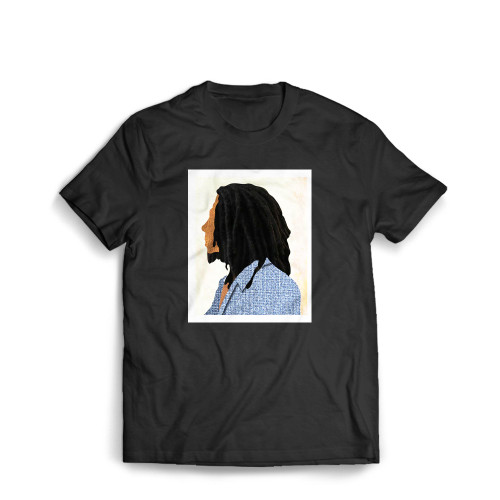 Silhouette Of Bob Marley Men's T-Shirt