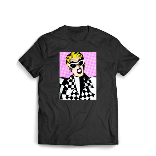 Cardi B Style Pop Art Men's T-Shirt Tee