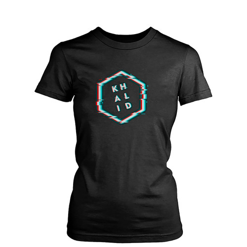 Khalid Polygon Glitch Women's T-Shirt Tee
