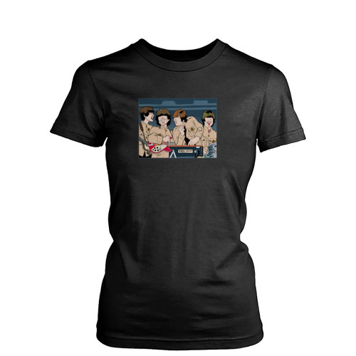 The Beatles At Shea Women's T-Shirt Tee