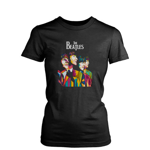 The Beatles Band Art Women's T-Shirt Tee