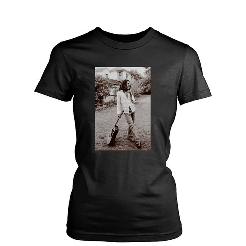 Bob Marley Guitar Women's T-Shirt Tee