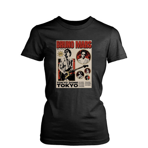 Bruno Mars Tokyo 24 Robles Women's T-Shirt Tee
