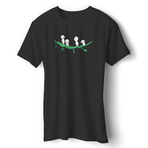 Kodama On Tree Japanese Tree Spirits Man's T-Shirt