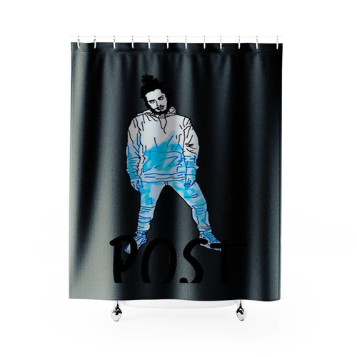 Post Malone Post Malone Logo Shower Curtains