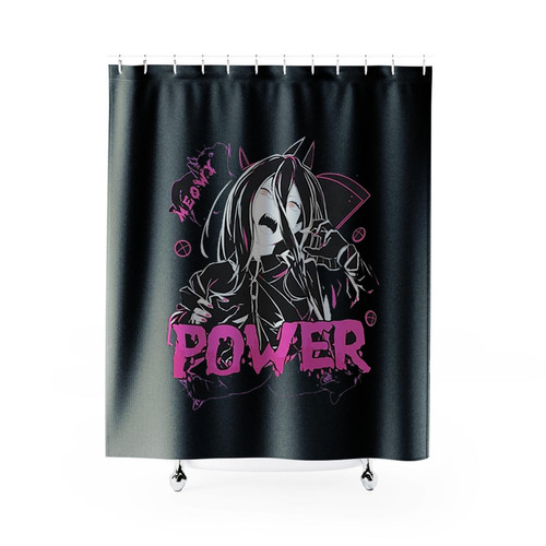 Power Blood Devil Meowy Chain Saw Man Shower Curtains