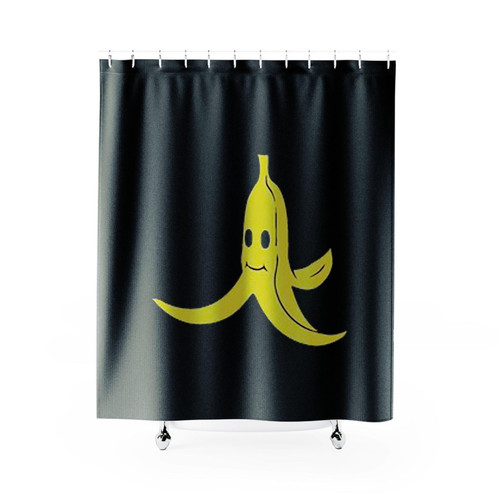 Banana Power Up Kart Weapon Shower Curtains