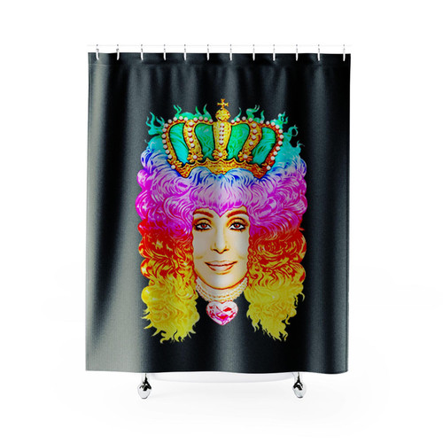 Rainbow Hair Cherilyn Sarkisian Shower Curtains