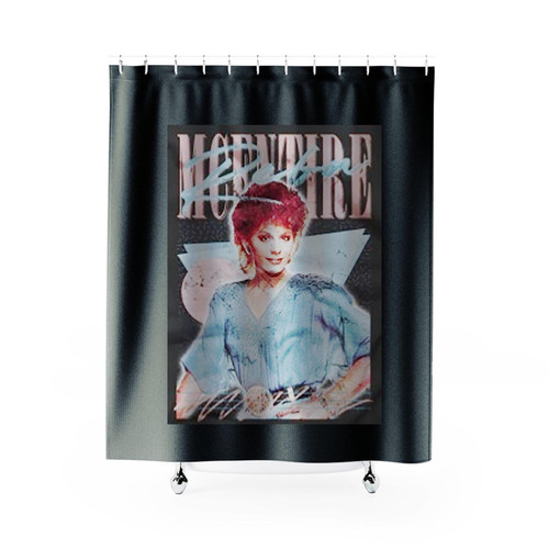 Reba Mcentire Vintage Faded 80S Style Fan Design Shower Curtains Reba Mcentire Vintage Faded 80S Style Fan Design Shower Curtains