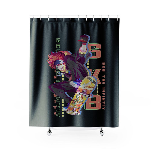 Reki Sk8 The Infinity Reki Kyan Shower Curtains