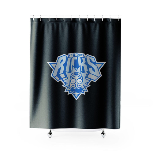 Rick And Morty New York Knicks New York Ricks Shower Curtains